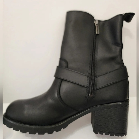 Harley-Davidson Womens Black Howell Harness Biker Boots Waterproof, sz 9.5 - Picture 7 of 14